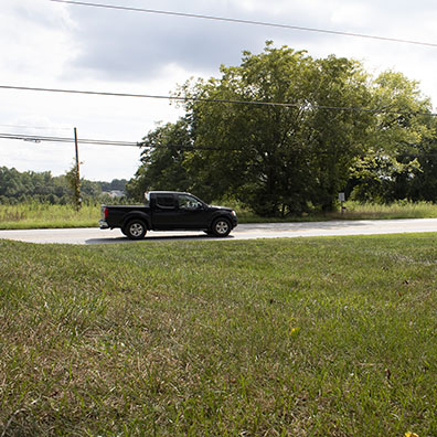 Black Pickup Extended Cab Motion Arrested Image